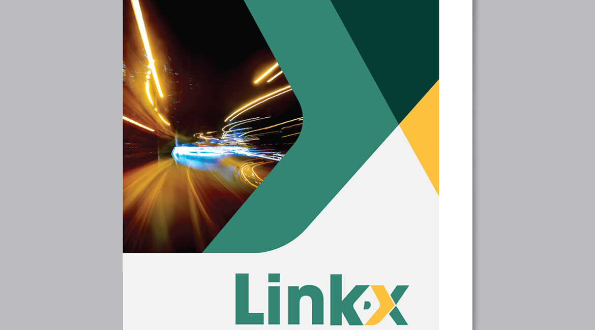 Première de couverture d'un livret de Link-X avec l'inscription "connectez vos accès"